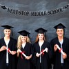 Next Stop Middle School Banner, Congrats 5th Grade graduate/Elementary School