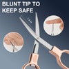 2 Pcs Folding Stainless Steel Portable Mini Small Travel Scissors,