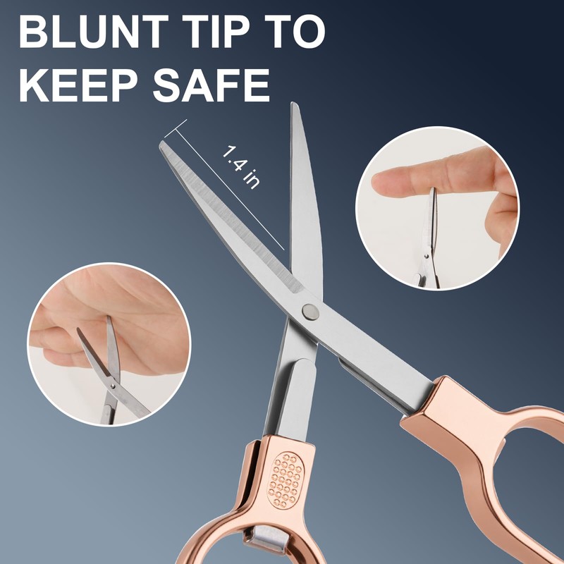 2 Pcs Folding Stainless Steel Portable Mini Small Travel Scissors,
