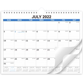 2022-2023 Calendar - Wall Calendar 2022-2023 from Jul 2022 - Dec 2023, 11" x 8.5", 18　Months Wall Calendar, Julian Dates, Suitable for Hanging on the Wall with Simple Appearance and Decorative Effect
