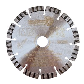 Diamond Cutting Disc Concrete Laser Turbo Universal 150 mm x 22.23 mm Especially Suitable for Reinforced Concrete and Concrete Diamond Cutting Disc Very Quiet Cutting Behavior Long Service Life