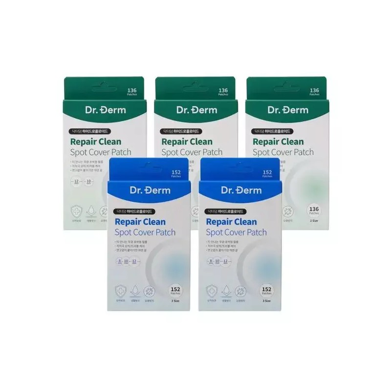 Dr.Derm 닥터덤 클린 스팟 커버 패치 2종 152매 136매 택1
