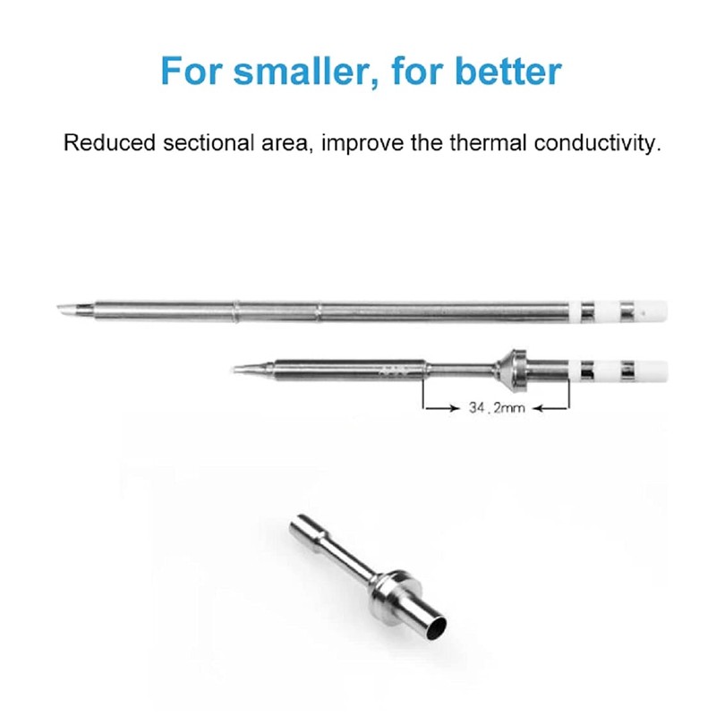 MASUNN Original Replacement Solder Tip For TS100 Digital LCD Soldering