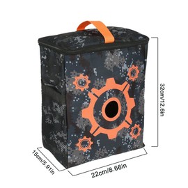 Target Pouch Storage Target Pouch Shooting Tactical Bag Target Pouch Toy Storage Carrying Case for N-Strike Elite/Mega/Rival Series