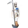 Santa Muerte White 11 Inch Statue Holy Death Grim Reaper