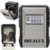 IDEALUX Key Box, Metal Grey Keylock Box Wall Mounted, Portable