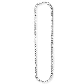 SAVE BRAVE Jackson Men's Necklace Made of High-Quality and Robust Stainless Steel in Silver - Length: 55 cm - Includes Gift Box, Stainless Steel, No Gemstone