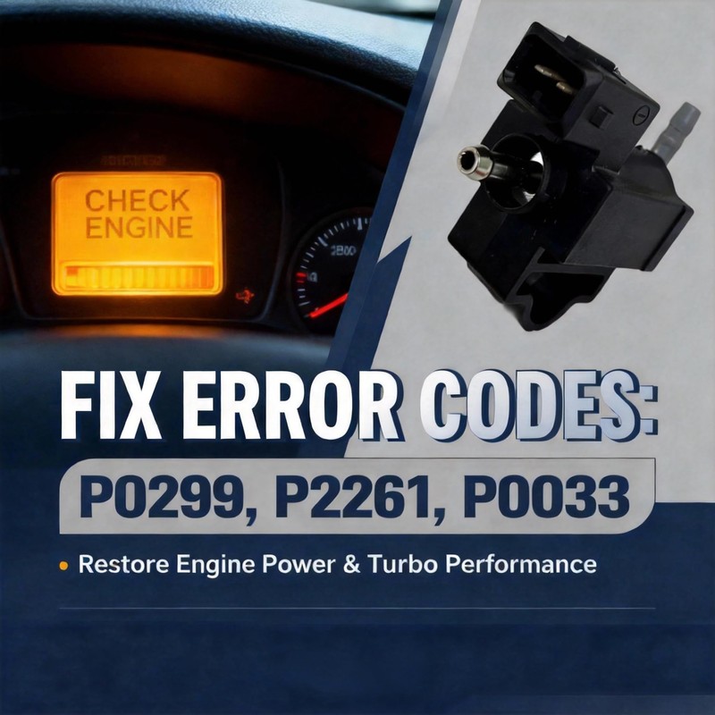 Turbocharger Intercooler Bypass Valve Solenoid Compatible with Buick Encore 2013-2021,