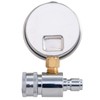 Raincovo Pressure Washer Gauge, 6000 PSI, 3/8 Inch Quick Connect,
