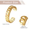 Oidea Cuban Chain Link Ring for Women: Dainty Chevron Ring