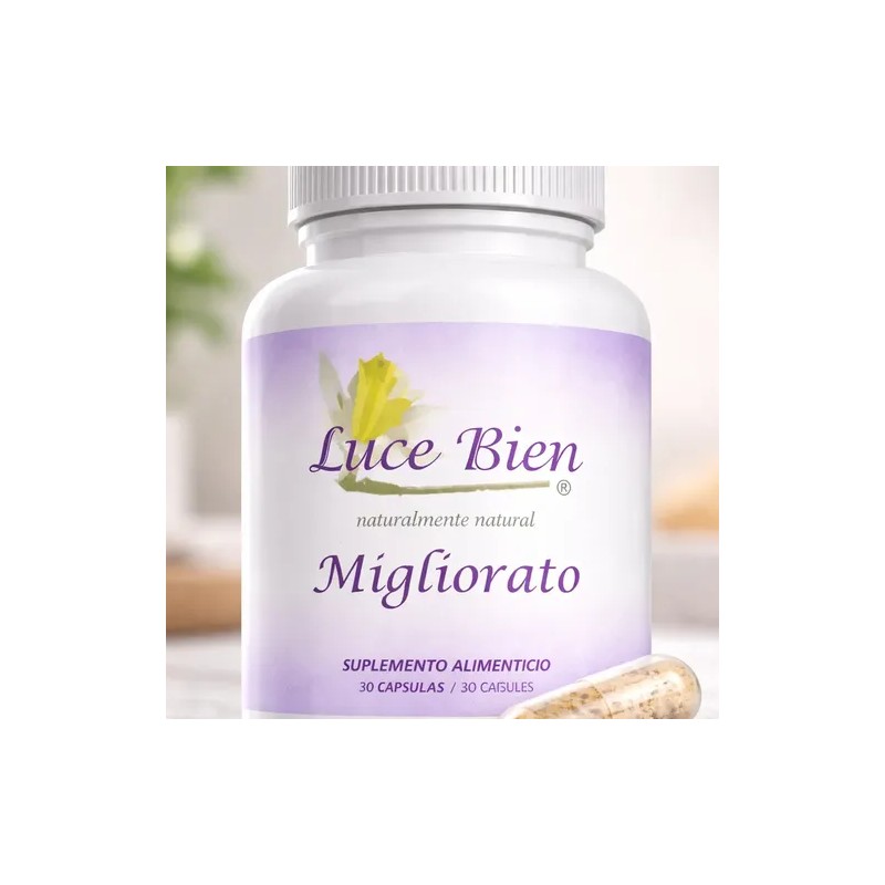 Luce Bien Migliorato Fibra Natural En Cápsulas 3 Meses