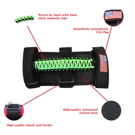 sukemichi Handles Grab Roll Bar Grab Handles for Jeep Wrangler Accessories TJ JK JL CJ YJ 2 Door 4 Door 1945-2023 Jeep Gladiator JT UTV ATV - Upgrade Metal Buckle, Green, 2 Pack