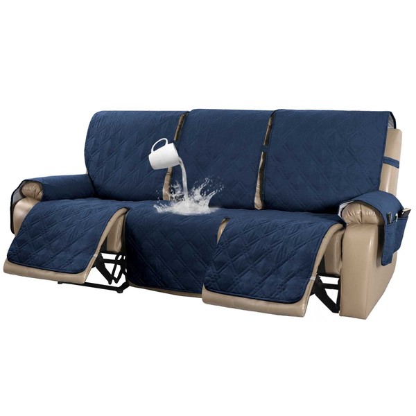 Turquoize 100% Waterproof Recliner Sofa Cover 3 Seat Reclining Couch