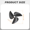 sourcing map 1 Set RC Boat Propeller, 3 Blades Propellers