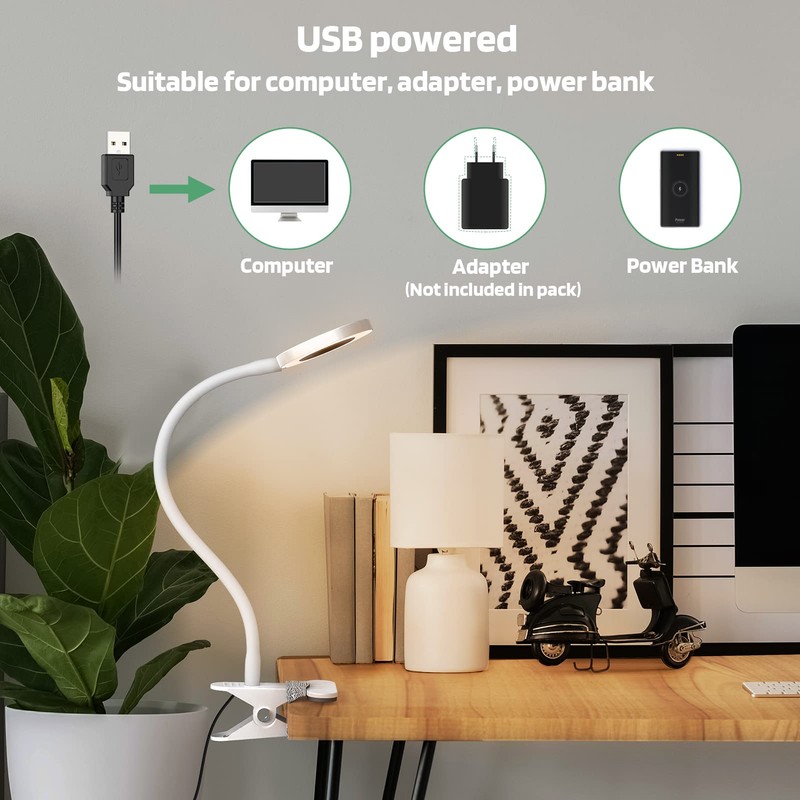 GLORIOUS-LITE LED Clip on Light, 36 LED Reading Light, 4