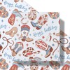 LeZakaa Cowboy Birthday Wrapping Paper Roll for Boys Kids Teens,