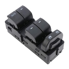 Driver Side Power Master Window Switch Front Left Fits For CROWN VICTORIA 2009-2012 Power Window Master Switch Black 8E5Z-14529-AA