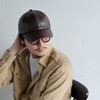 ReqHatter Genuine Leather Leather Low Cap Hat 6 Panel Cap