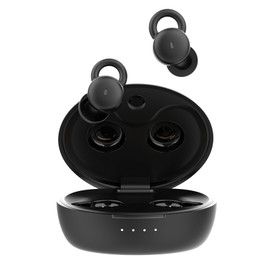 Auriculares invisibles para dormir más pequeños, cómodos auriculares inalámbricos con bloqueo de ruido para dormir, Bluetooth planos, para dormir en el lado, pequeños capullos ocultos para el trabajo