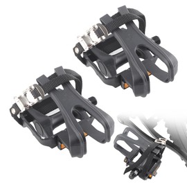 Road Bike Nylon Toe Clips Straps Pedals, Easy Install Bike Accessories for Fitness Enthusiasts