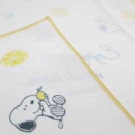 Marimo Craft SPNC-070 Snoopy Fruit Series Lunch Cloth, Lemon, Width 17.7 x Height 17.7 inches (45 x 45 cm)