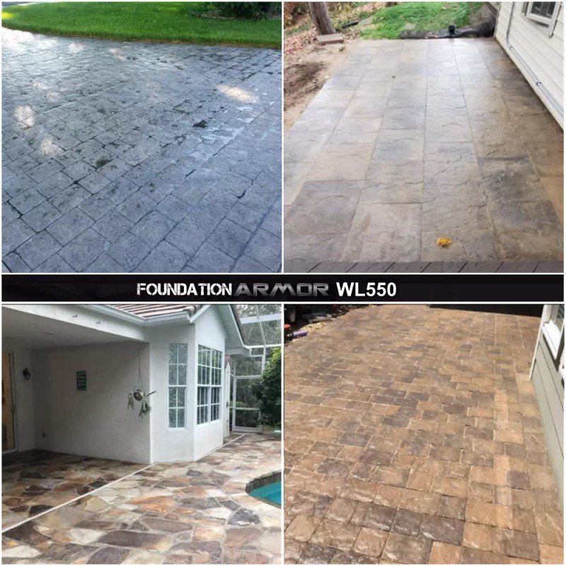 Foundation Armor Armor WL550 Matte Wet Look Concrete, Brick, and