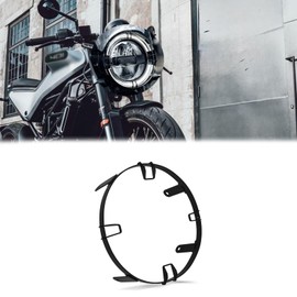 HJSYYDS For SVARTPILEN 401 Svartpilen 401 Motorcycle Headlight Head Light Guard Protector Cover Grill svartpilen 401