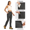 TBMPOY Women's Hiking Pants Water Resistant Lightweight Quick Dry Cargo