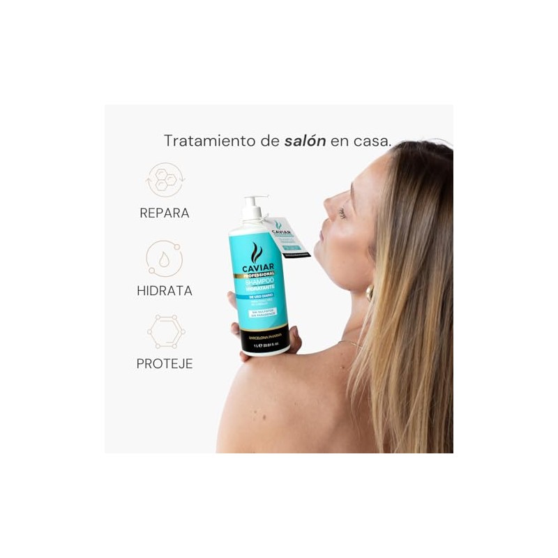 Barcelona Pharma | Shampoo hidratante | Hidrata y reconstruye |