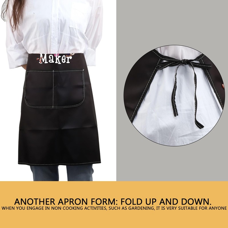 AKTAP Cookie Maker&Cookie Taster Aprons Grandma/Mommy/Daddy And Me Baking Aprons