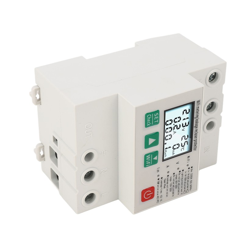 Smart WiFi Circuit Breaker Over Under Voltage Leakage Lightning Protector