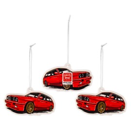 Griot's Garage 10831 Stinky-Be-Gone Hanging Air Fresheners - Redline Cherry (3-Pack)