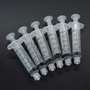 50 Pack 5ml Syringes Luer Lock with Measurement, Plastic Syringe