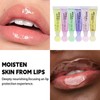 Fruit Glaze Lip Oil, 6X Lip Plumper Oil With Fruit