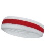 Couver 2 Color White Sport Head Sweatband Terry Cloth Headband