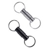 Tinoaly 2pcs Quick Release Keychain, Detachable Disconnect Pull-Apart Key Ring
