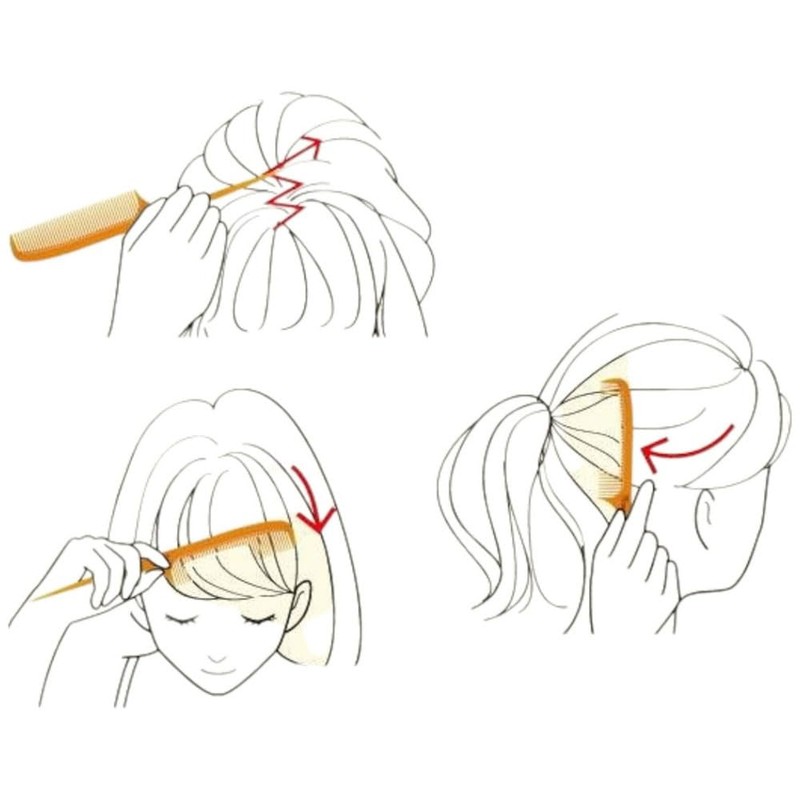 Beth AKJ-500 Amino Acid (Keratin Blend) Folding Comb (1 piece)