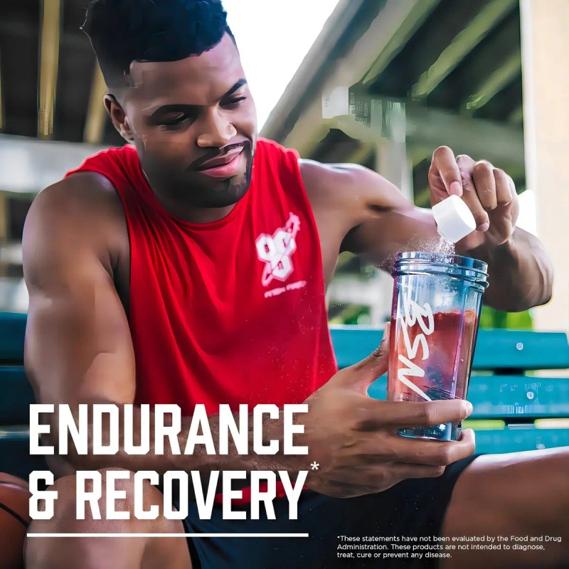 Suplemento Polvo Bsn Endurance And Recovery Aminoácidos Aminox Sabor Frambuesa