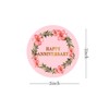 2 Inch Anniversary Party Favor Stickers,Happy Anniversary Labels for Wedding