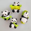 8Pcs Cute Panda Fridge Magnet 3D Simulation Panda Fridge Magnet,