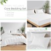LINENWALAS 100% Organic Bamboo Small Double Core Bedding Set for