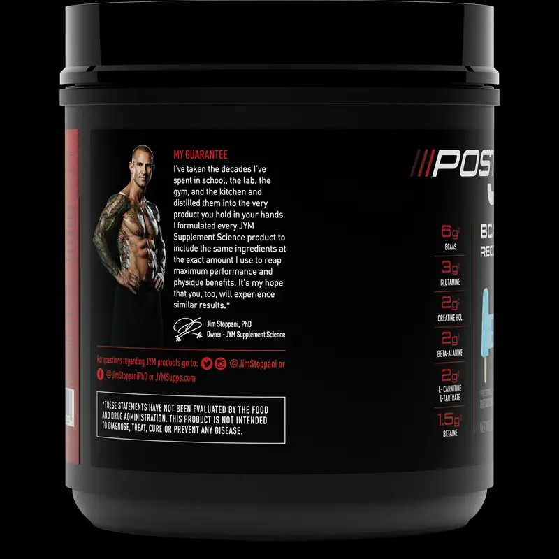 Post JYM BCAAs+ Recovery Matrix Post-workout