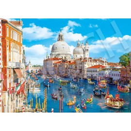 Epoch Corporation 2000 Super Small Piece Jigsaw Puzzle World Heritage Venice and Its Lagata VIII (Italy) (15.0 x 20.9 inches (38 x 53 cm) 54-238 EPOCH with Glue Spatula Included Tickets