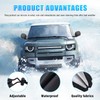 Ziciner 6 PCS Waterproof Side View Mirror Covers with Drawstrings,