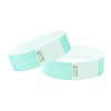 Tyvek Wristbands 3/4 inch 100 Pack (Aqua)