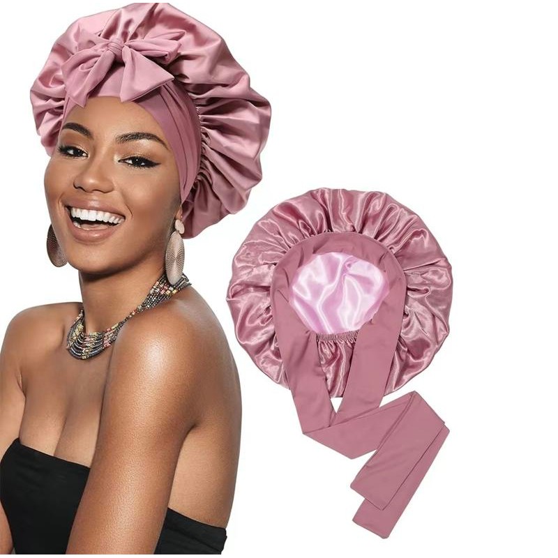 Silk Single-Layer Hair Bonnet - Breathable Design for Your Hair