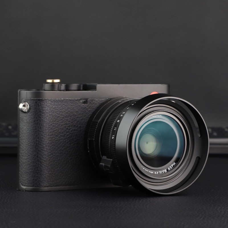 Haoge Metal Lens Hood Shade for Leica Q3 Q2 Q-P