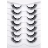 Pooplunch False Eyelashes Fluffy Natural Cat Eye Look Wispy Extensions