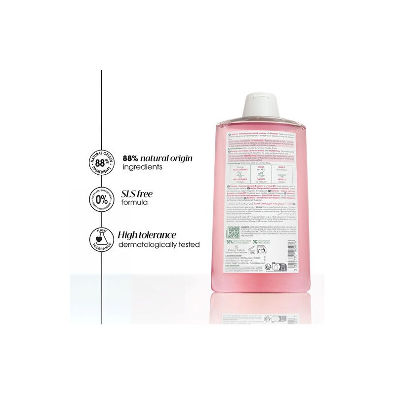 Klorane Soothing Organic Peony Shampoo 400ml