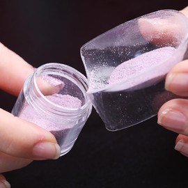 FOMIYES 4 Pcs Dipping Nail jar dip Nail Tray Acrylic dip Powder Holder Tray Nail Dipping Powder Tray dip Powder Container Nail Dipping Bowl Nail dip Tray Lip Gloss Manicure